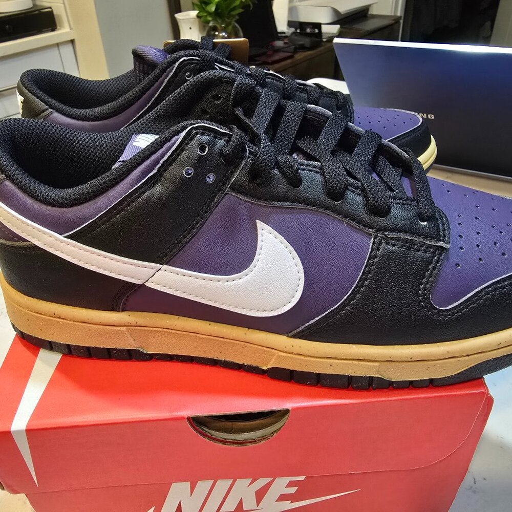 Nike Dunk Low Next Nature 'Dark Raisin' DD1873-500 Women's Size 8 NEW SNEAKER